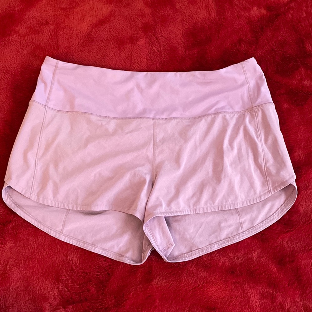 Purple ‘speed up’ Lululemon shorts